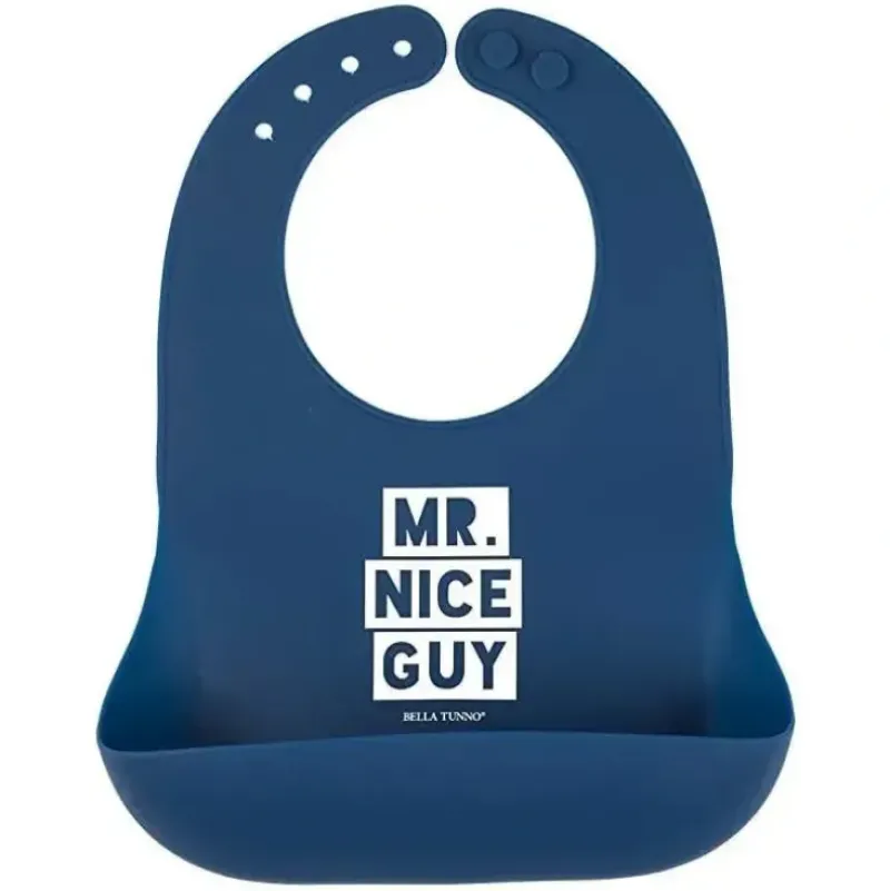 Shop All|Bella Tunno - Mr Nice Guy Wonder Bib, Blue - cutbabycare.com | baby boutique & care hub