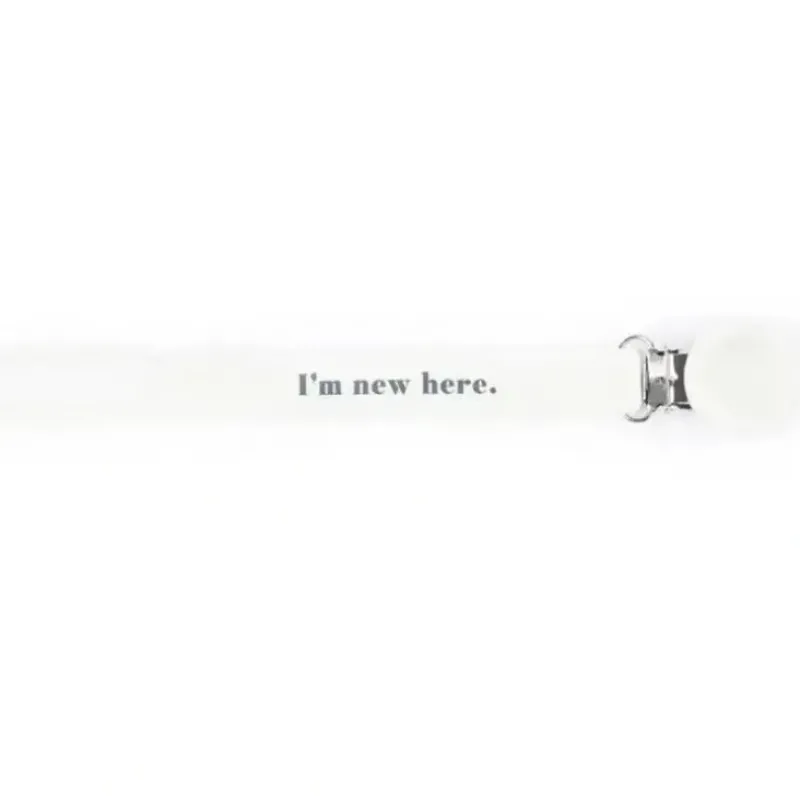 Shop All|Bella Tunno - New Here Pacifier Clip - cutbabycare.com | baby boutique & care hub