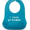 Shop All|Bella Tunno - Wonder Bib, Silicone Baby Bib, Non-toxic BPA Free, I Love Grandpa - cutbabycare.com | baby boutique & care hub