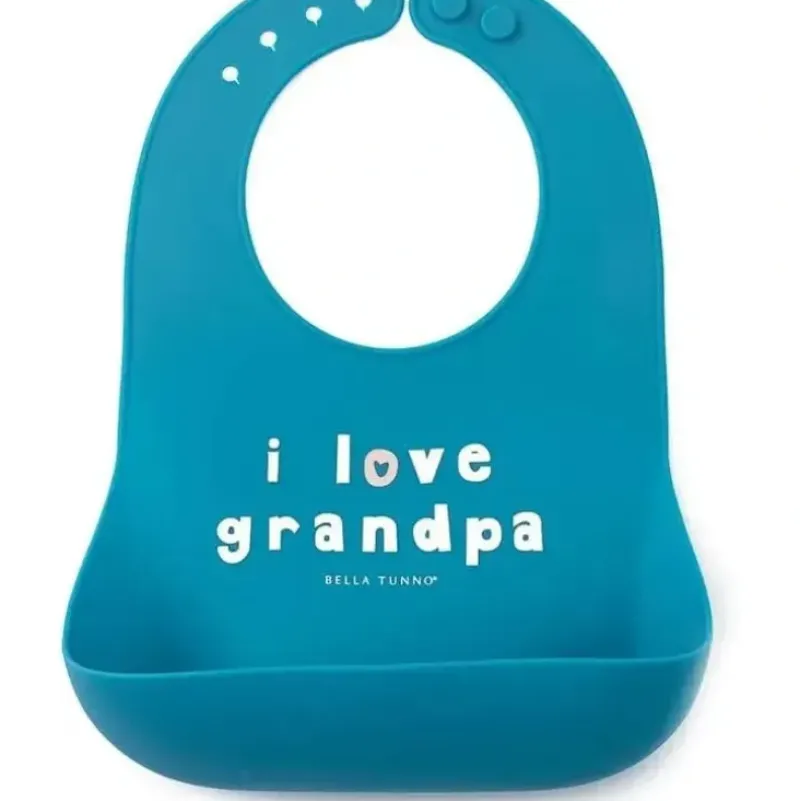 Shop All|Bella Tunno - Wonder Bib, Silicone Baby Bib, Non-toxic BPA Free, I Love Grandpa - cutbabycare.com | baby boutique & care hub