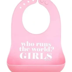 Shop All|Bella Tunno Who Runs The World Wonder Bib - cutbabycare.com | baby boutique & care hub
