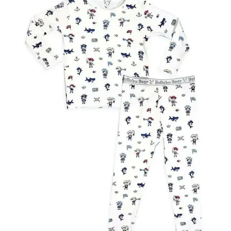 Shop All|Bellabu Bear - Baby Boys Pirate Long Sleeve Shirt & Pants Pajama Set - cutbabycare.com | baby boutique & care hub