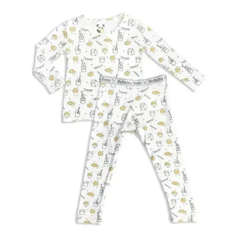 Shop All|Bellabu Bear - Milk and Cookies Kids Bamboo Pajamas - cutbabycare.com | baby boutique & care hub