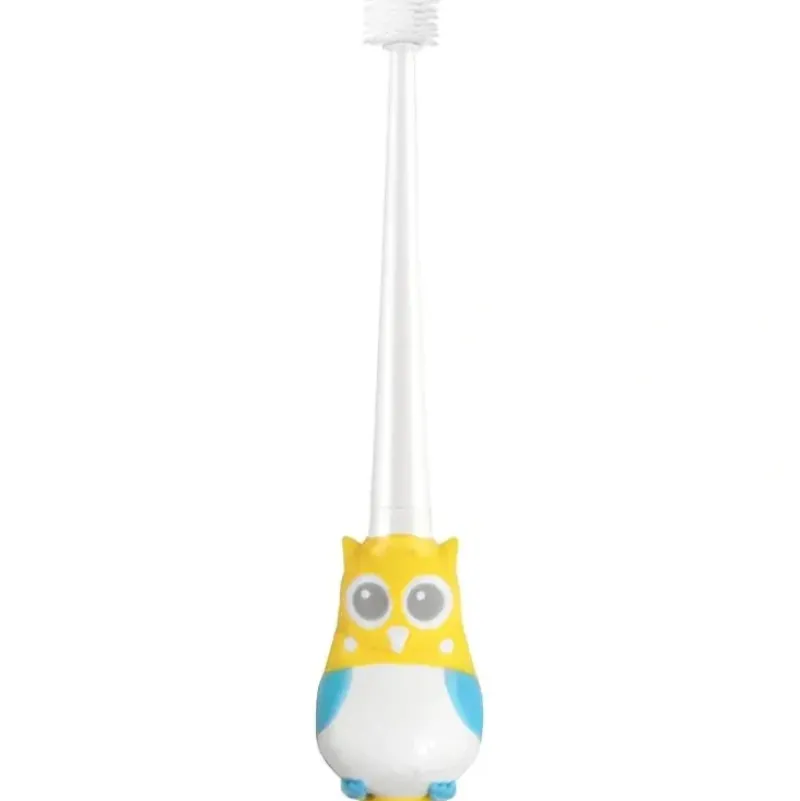 Shop All|Beloved Owl The Fun Kids Toothbrush Yellow 2Y+ - cutbabycare.com | baby boutique & care hub