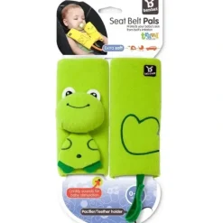 Stroller|Benbat Seat Belt Pals - Frog (0-12 Months) - cutbabycare.com | baby boutique & care hub