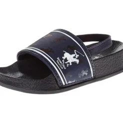 Shop All|Beverly Hills - Boy Slides Comfortable Non-Slip Sandals Navy - cutbabycare.com | baby boutique & care hub