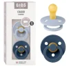 Shop All|Bibs - Colour 2 Pack Latex, Dusty Blue/Steel Blue - cutbabycare.com | baby boutique & care hub