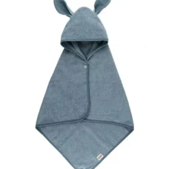 Bath Potty|Bibs - Kangaroo Hoodie Towel Baby, Petrol - cutbabycare.com | baby boutique & care hub
