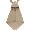 Bath Potty|Bibs - Kangaroo Hoodie Towel Baby, Vanilla - cutbabycare.com | baby boutique & care hub
