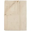 Stroller|Bibs - Knitted Blanket Pointelle, Ivory - cutbabycare.com | baby boutique & care hub