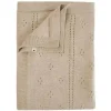 Stroller|Bibs - Knitted Blanket Pointelle, Vanilla - cutbabycare.com | baby boutique & care hub