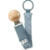 Shop All|Bibs - Pacifier Clip, Petrol/Baby Blue - cutbabycare.com | baby boutique & care hub