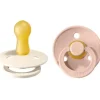 Shop All|BIBS - 2Pk Blush/Ivory Natural Rubber Baby Pacifier, 6/18M - cutbabycare.com | baby boutique & care hub