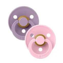 Shop All|BIBS - 2Pk Lavender/Baby Pink Natural Rubber Baby Pacifier, 0/6M - cutbabycare.com | baby boutique & care hub