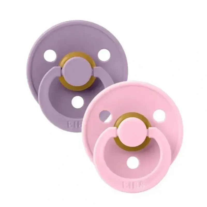 Shop All|BIBS - 2Pk Lavender/Baby Pink Natural Rubber Baby Pacifier, 0/6M - cutbabycare.com | baby boutique & care hub
