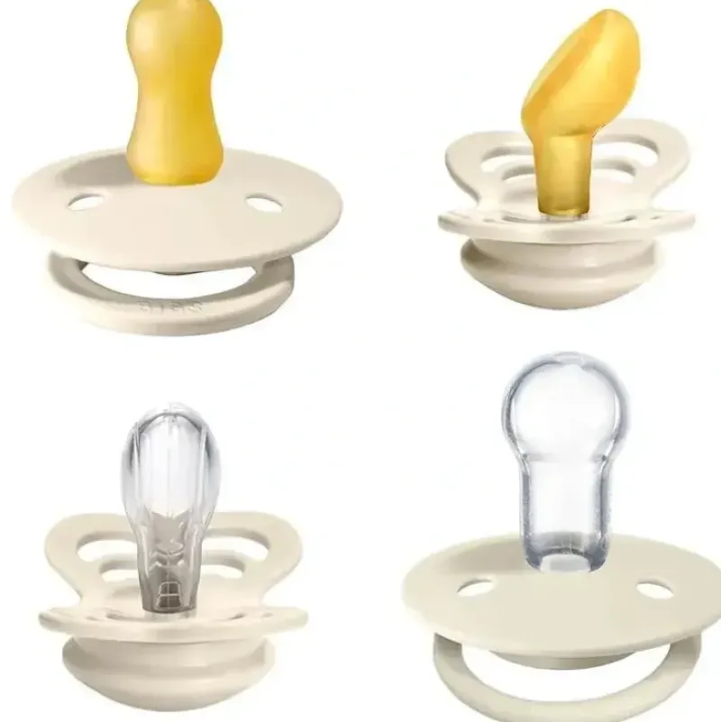 Shop All|BIBS - Try-it De Lux Ivory Pacifiers Natural Rubber & Silicone, 0/6M - cutbabycare.com | baby boutique & care hub