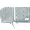 Car Seats|Bleu La La - 100% Organic Cotton Luxury Organic Blanket + Bonnet Hat Set, Blue - cutbabycare.com | baby boutique & care hub