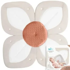 Bath Potty|Blooming Bath - Lotus Flower Bath Mat Sink Cushion, Clay - cutbabycare.com | baby boutique & care hub