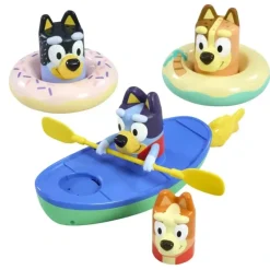 Bath Potty|Bluey Family Bath Set Canoe & 2 Bath Splash & Float Bath Kids/Child Toy 18m+ - cutbabycare.com | baby boutique & care hub