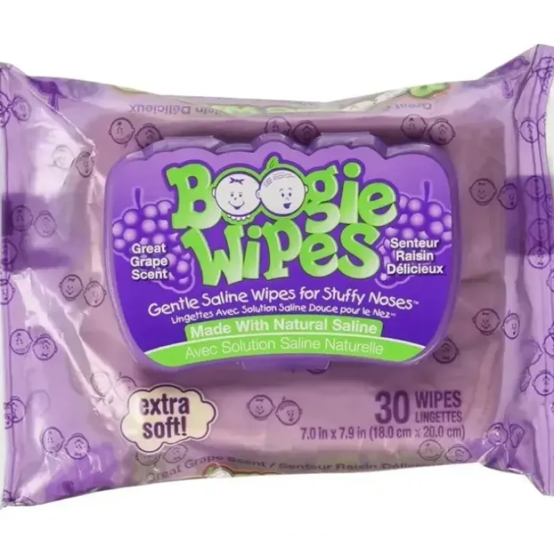 Shop All|Boogie Wipes - 30Ct Saline Nose Wipes, Grape - cutbabycare.com | baby boutique & care hub