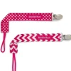 Shop All|Booginhead - Pacifier Clip Pacigrip 2Pk, Pink Chevron - cutbabycare.com | baby boutique & care hub