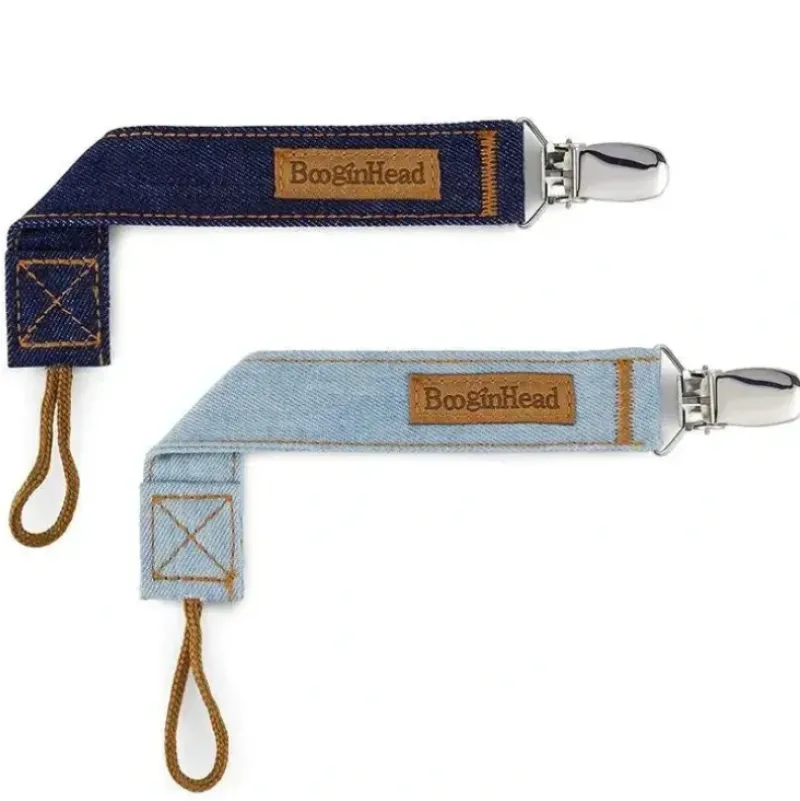 Shop All|Booginhead - Pacigrip 2Pk, Luxury, Denim - cutbabycare.com | baby boutique & care hub