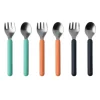 Shop All|Boon - CHOW Toddler Stainless Steel Utensil Spoon And Fork Set, Mint - cutbabycare.com | baby boutique & care hub