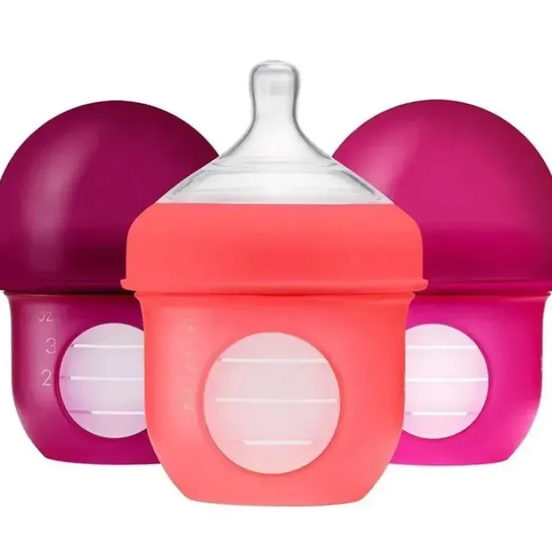 Shop All|Boon - Nursh 4Oz Bottle 3Pk, Pink Multi - cutbabycare.com | baby boutique & care hub