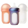 Shop All|Boon - Nursh Silicone Baby Bottles with Collapsible Silicone Pouch - 8 fl oz, 3pk, Metallic - cutbabycare.com | baby boutique & care hub