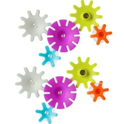 Gear Travel|Boon 10pc Cogs Building Gears Bath Time Floating/Suction Toys for Baby/Kids Play - cutbabycare.com | baby boutique & care hub