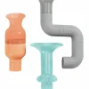 Bath Potty|Boon Tubes Building Bath Time Toy Childrens/Baby Interactive Set Aqua/Grey 12m+ - cutbabycare.com | baby boutique & care hub
