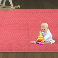 Shop All|BoPeep EVA Foam Kids Play Mat Floor Kid Crawling Interlocking Home Red 60x60 - cutbabycare.com | baby boutique & care hub