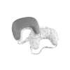 Nursing Feeding|Boppy - Best Latch Nursing Pillow Gray Pennydot Leaf Stripe - cutbabycare.com | baby boutique & care hub