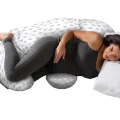 Shop All|Boppy - Full Body Side Sleeper Pillow, Mirage White and Gray - cutbabycare.com | baby boutique & care hub