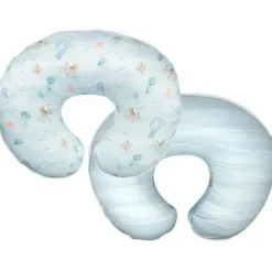 Nursing Feeding|Boppy - Nursing Pillow Original Support, Ergonomic Nursing Essentials Premium Quick-Dry Fabric, Blue Ocean - cutbabycare.com | baby boutique & care hub