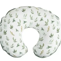 Nursing Feeding|Boppy - Pillow Slipcover Organic Cotton, Green Little Leaves - cutbabycare.com | baby boutique & care hub