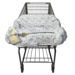 Shop All|Boppy - Shopping Cart and High Chair Cover, Sunshine Yellow and Gray Chevron with Changeable SlideLine and Seatbelt - cutbabycare.com | baby boutique & care hub