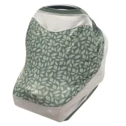 Nursing Feeding|Boppy Company - 4 & More Multi-use Cover, Green Leaves - cutbabycare.com | baby boutique & care hub