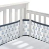 Shop All|BreathableBaby - Classic Breathable Mesh Crib Liner, Little Whale Navy - cutbabycare.com | baby boutique & care hub
