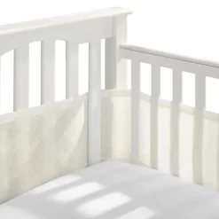 Shop All|BreathableBaby - Classic Breathable Mesh Crib Liner, Ecru - cutbabycare.com | baby boutique & care hub