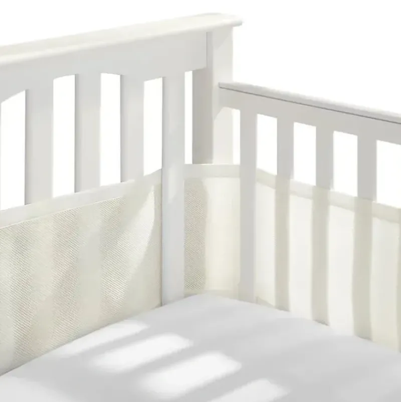 Shop All|BreathableBaby - Classic Breathable Mesh Crib Liner, Ecru - cutbabycare.com | baby boutique & care hub