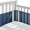 Shop All|BreathableBaby - Classic Breathable Mesh Crib Liner, True Navy - cutbabycare.com | baby boutique & care hub