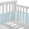 Shop All|BreathableBaby - Classic Breathable Mesh Crib Liner, Light Blue - cutbabycare.com | baby boutique & care hub