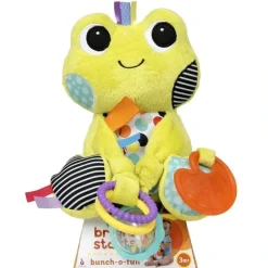 Shop All|Bright Starts 20cm Bunchofun Plush Soft Toy Rattles/Crinkle/Teether Kid 3m+ Asst - cutbabycare.com | baby boutique & care hub