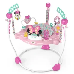 Shop All|Bright Starts Disney Minnie Mouse Forever Besties Activity Jumper - cutbabycare.com | baby boutique & care hub