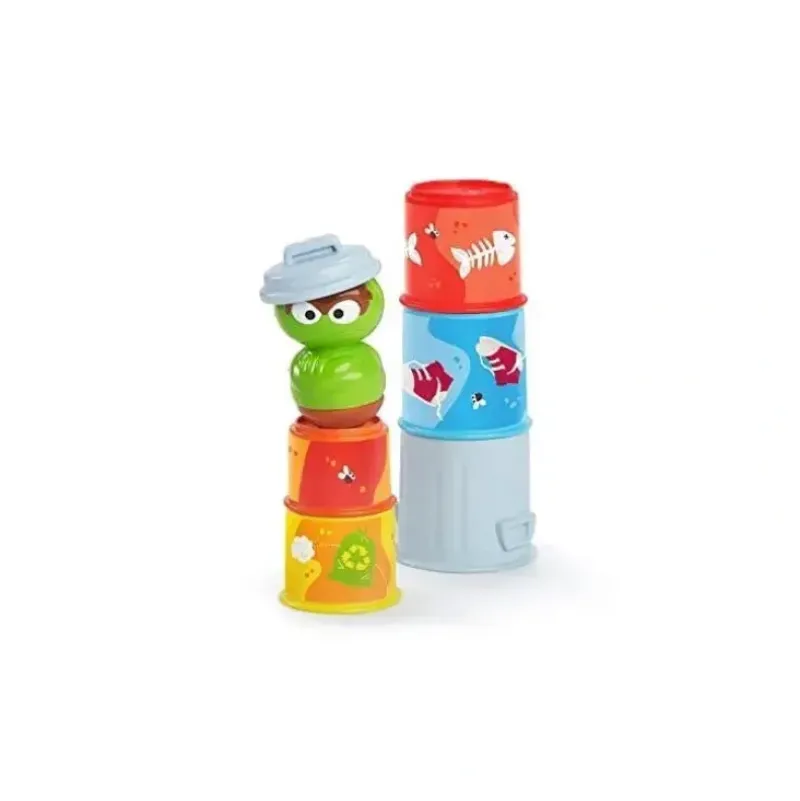Shop All|Bright Starts Oscar The Grouch's Staking Cans Stackable cups - cutbabycare.com | baby boutique & care hub