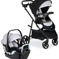 Stroller|Britax - Travel System Willow Brook S+, Alpine Base,Glacier Onyx, Us - cutbabycare.com | baby boutique & care hub