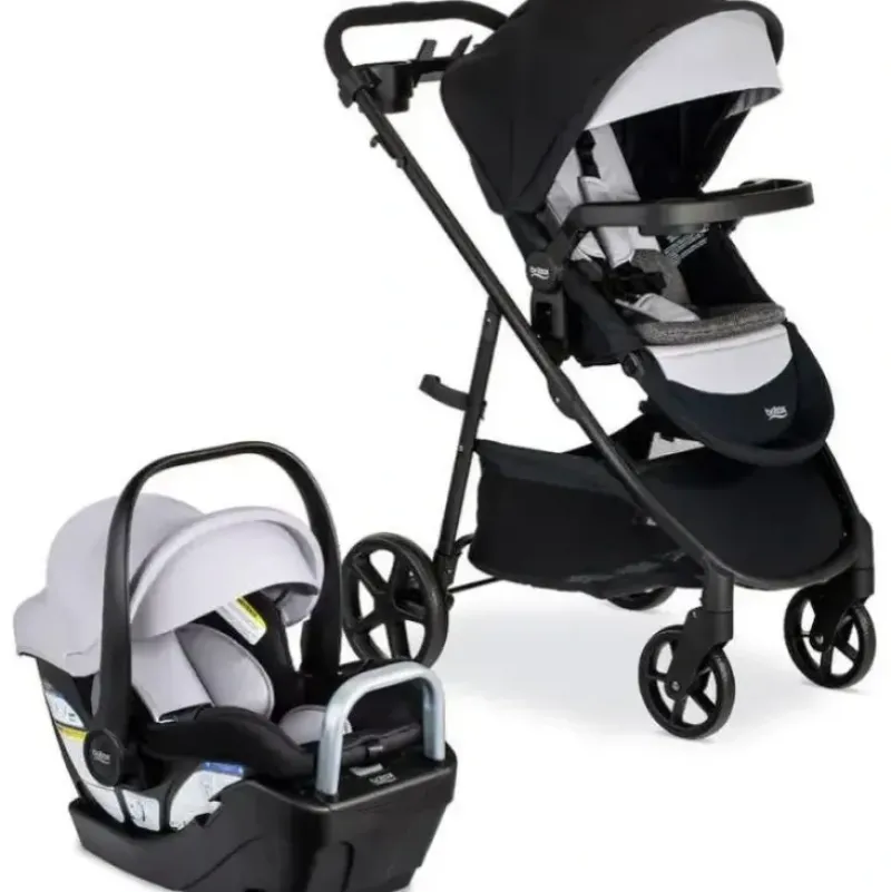 Stroller|Britax - Travel System Willow Brook S+, Alpine Base,Glacier Onyx, Us - cutbabycare.com | baby boutique & care hub