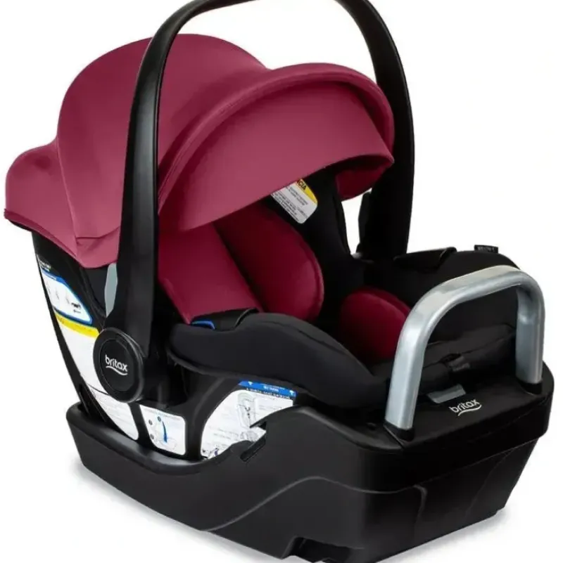 Stroller|Britax - Willow S Infant Car Seat with Alpine Anti-Rebound Base, Ruby Onyx - cutbabycare.com | baby boutique & care hub