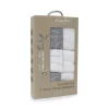 Bath Potty|Bubba Blue Ash Grey Safari Bamboo 3Pk Face Washers - cutbabycare.com | baby boutique & care hub